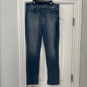 J Brand JUDE Medium Blue Straight-Leg Women's Jeans 32